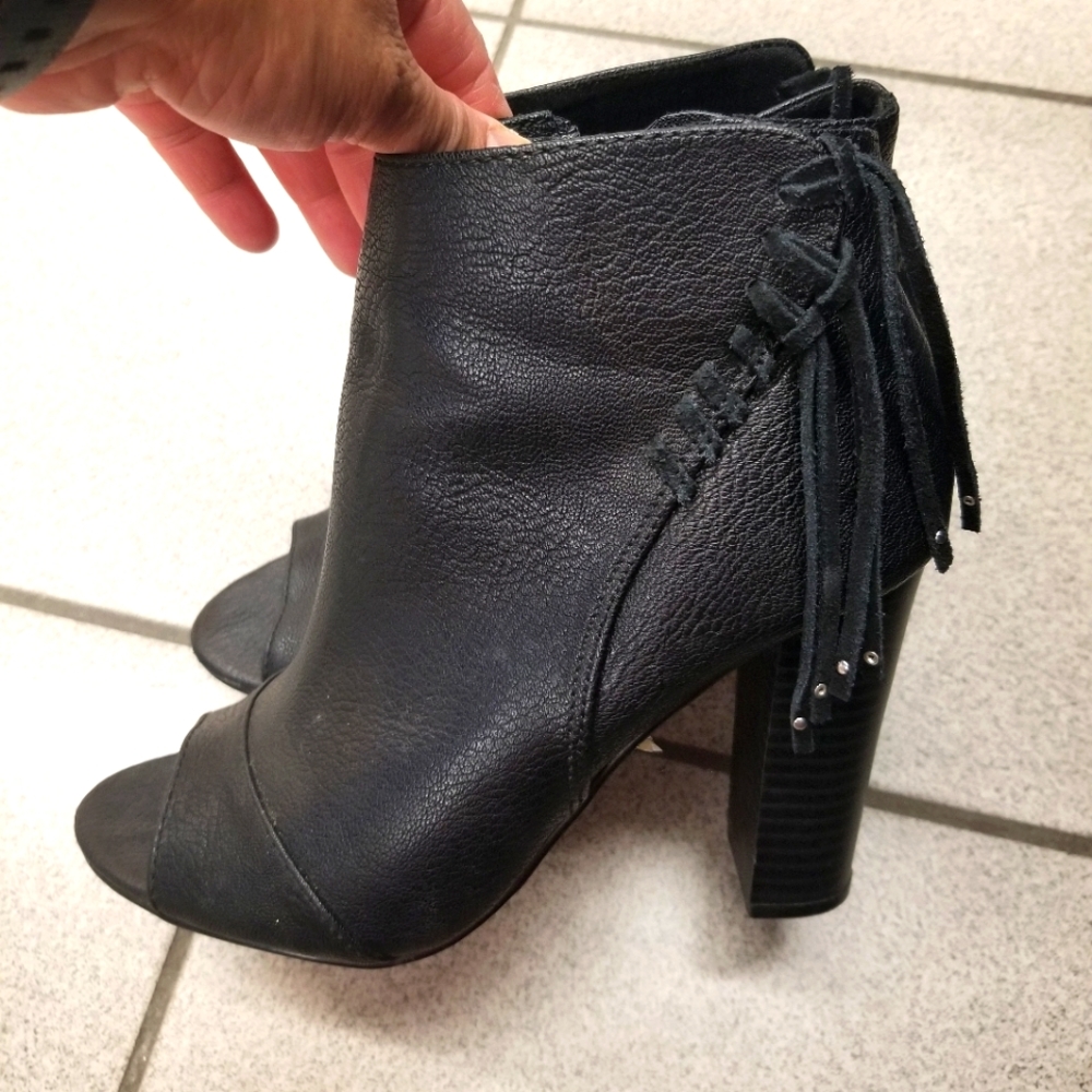 Express open toe high heels.